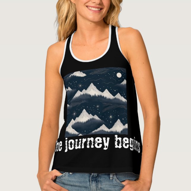 "Adventure Awaits" Tank Top (Front)