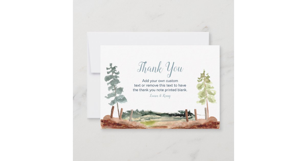 Adventure Awaits Thank You Cards 