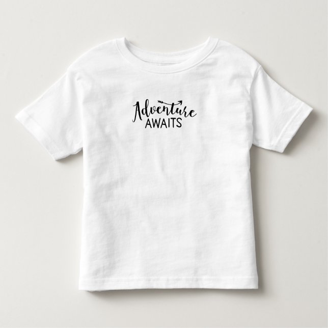 Adventure Awaits Toddler T-shirt (Front)