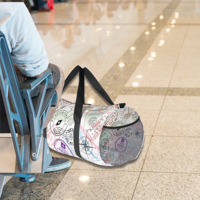 Adventure Awaits Travel-Themed Duffle Bag (Creator Uploaded)