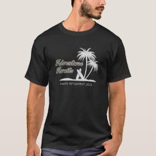 Adventure Awaits Tropical Beach Happy Retirement  T-Shirt