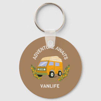 Adventure Awaits VanLife Keychain