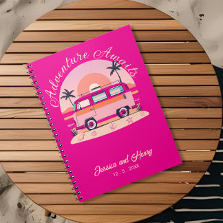 Adventure Awaits Vintage Campervan Travel Notebook