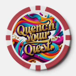 "Adventure Awaits You" Poker Chips