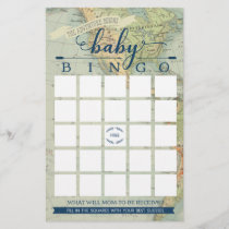 Adventure Baby Shower Bingo Game