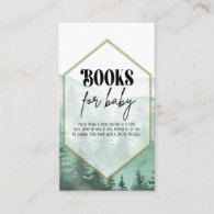 Adventure, Baby shower, books for baby Enclosure Card