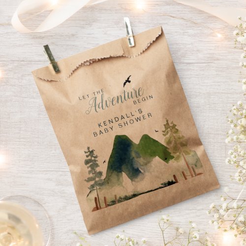 Adventure Baby Shower Favor Bag