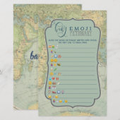 Adventure Baby Shower Game Emoji Emoticons (Front/Back)