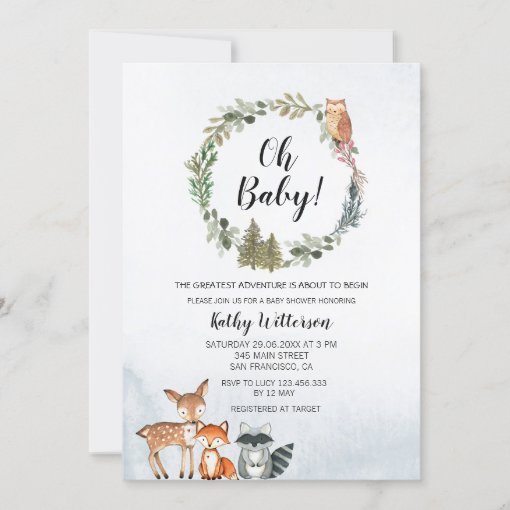 Adventure Baby shower invitation | Zazzle