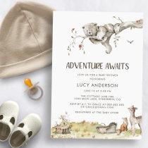 Adventure Baby Shower Invitation