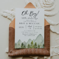 Adventure Baby Shower | Watercolor Trees