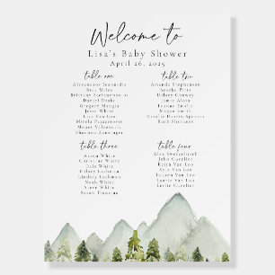 Adventure Baby Shower Welcome Sign