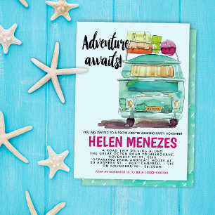Adventure Bachelorette Weekend Getaway Invite