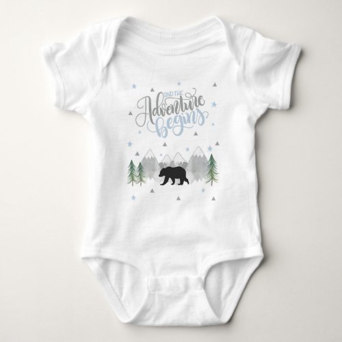 Adventure Bear Boy Bodysuit