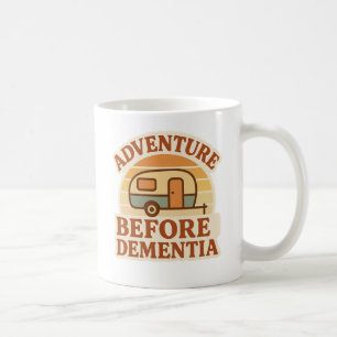 Adventure Before Dementia Retro Caravan Camping Mu Coffee Mug