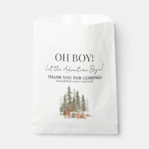 Adventure Begin Baby Shower Favor Bag