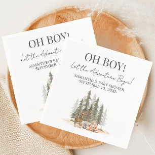 Adventure Begin Baby Shower Napkins