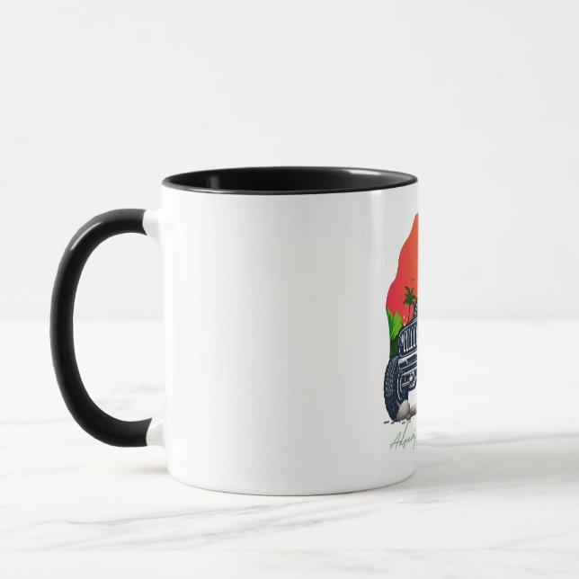 adventure begin, offroad mug (Left)