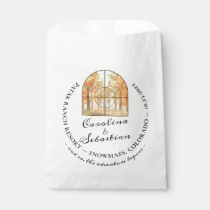 Adventure Begin Rocky Mountain Destination Wedding Favor Bag