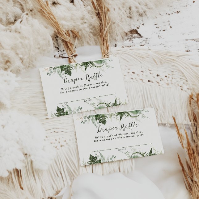 Adventure Begin Woodland Deer Baby Boy Shower Enclosure Card (Creator Uploaded)