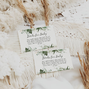 Adventure Begin Woodland Deer Baby Boy Shower Enclosure Card