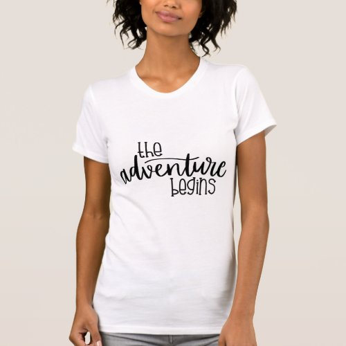 adventure begings newly married life forever T_Shirt