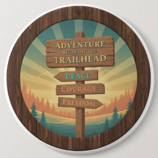 Adventure Begins at the Trailhead Button