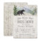Adventure Begins Bear Bridal Shower Invitation