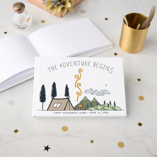 Adventure Begins | Camping Themed Retirement