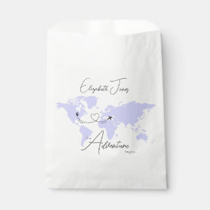 Adventure Begins College Graduation Party Favor Bag