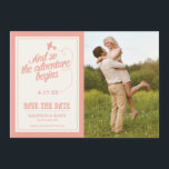 Adventure Begins | Destination - Save the Date<br><div class="desc">Embarking on your new adventure as a married couple is exciting. Share the love of your new adventure together with your wedding guests with this Save the Date.</div>