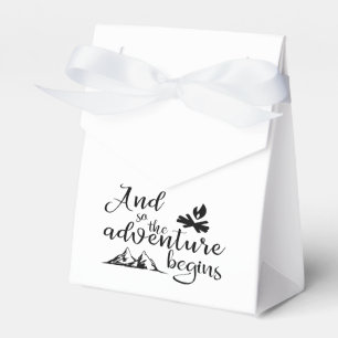 Adventure Begins Favor Box