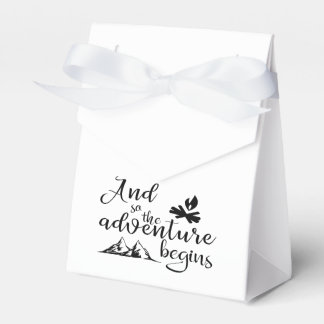 Adventure Begins Favor Box