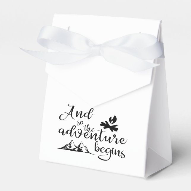 Adventure Begins Favor Box (Front Side)