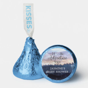 Adventure Begins Forest Baby Shower Chocolate Kiss Hershey®'s Kisses®