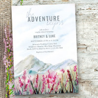 Adventure Begins Mountain Meadow Couples Shower