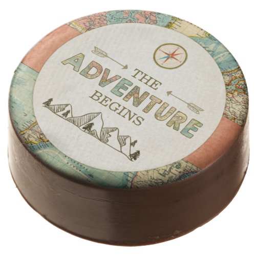 Adventure Begins Oreo Cookies World Map Vintage