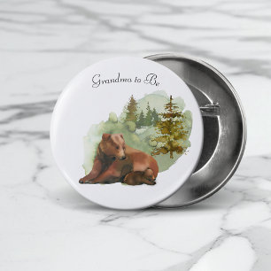 Adventure Begins Rustic Bears Button