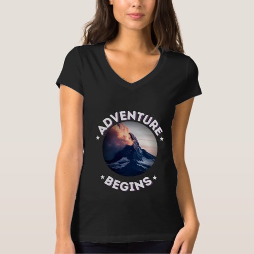 Adventure begins T_shirt