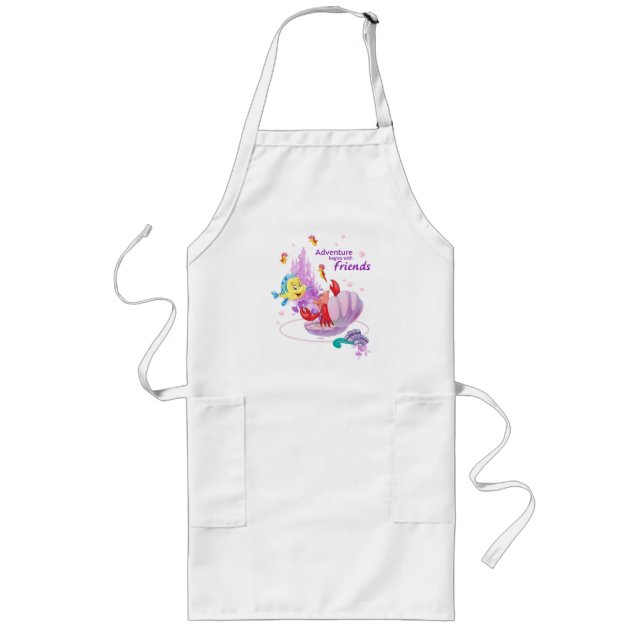 Adventure Begins With Friends Long Apron (Front)
