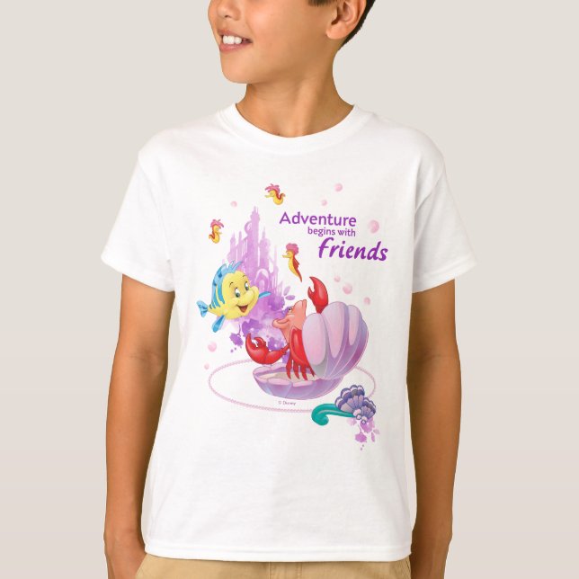 Adventure Begins With Friends T-Shirt (Front)