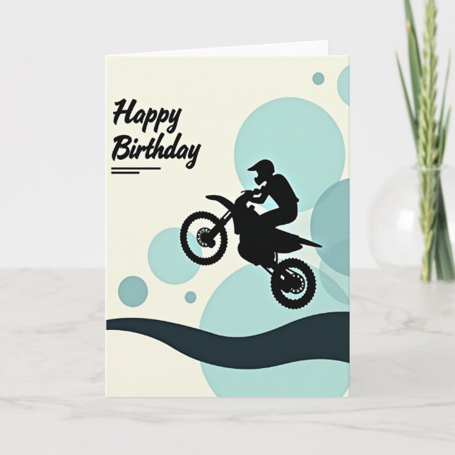 Adventure Birthday Jump Card (Front)