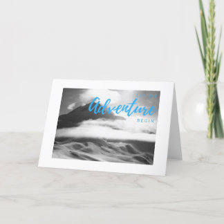 "Adventure" Blank Inspirational Greeting Card