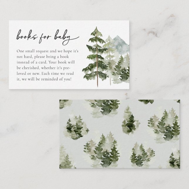 Adventure Books For Baby Card | Baby Shower (Front/Back)