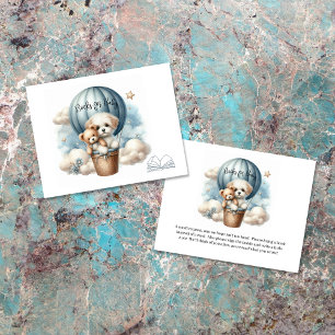 Adventure Books For Baby Puppy Hot Air Balloon Enclosure Card
