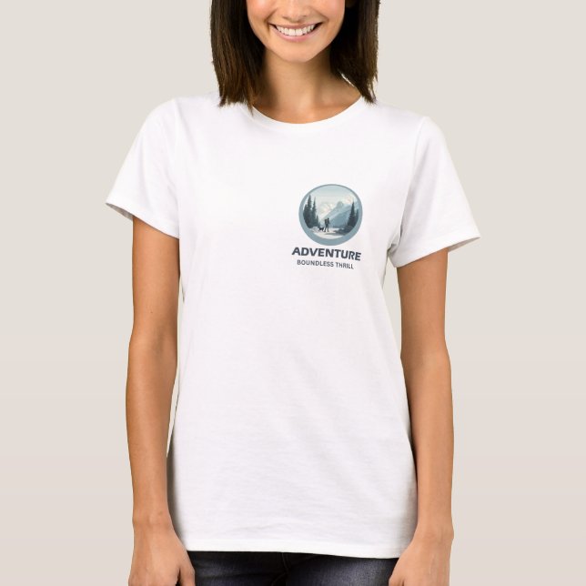 ADVENTURE – Boundless Thrill | Premium Cotton T-Shirt (Front)