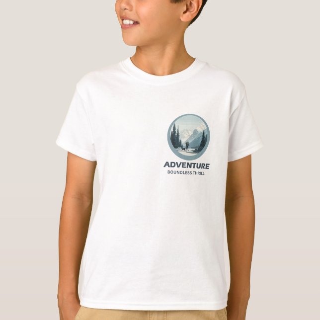 ADVENTURE – Boundless Thrill | Premium Cotton T-Shirt (Front)