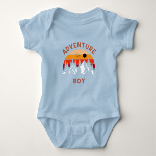 Adventure boy baby bodysuit