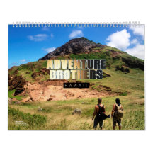 Adventure Brothers: Hawaii Calendar