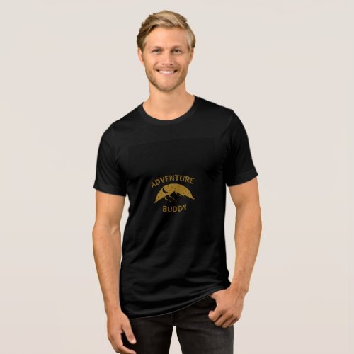 Adventure Buddy _ Explorers Compass Tri_Blend Shirt